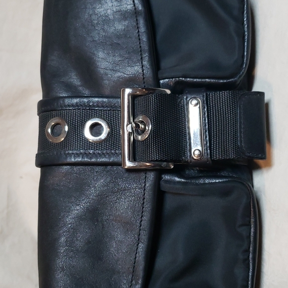 Prada Leather/Canvas Handbag - Picture 11 of 12